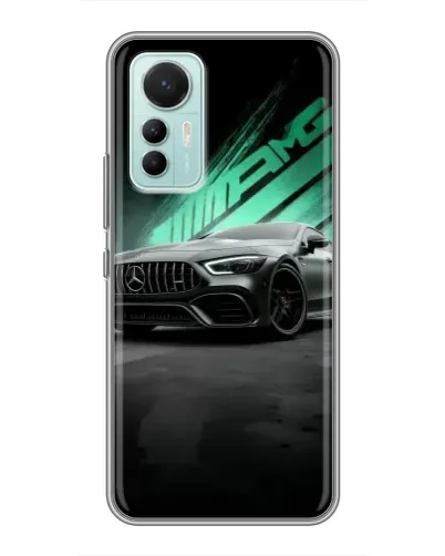Чохол для Xiaomi Mi 12 Lite з картинкою «Темний Mercedes AMG»