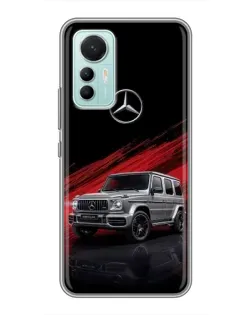 Чохол для Xiaomi Mi 12 Lite з картинкою «Mercedes G-Class червоний»