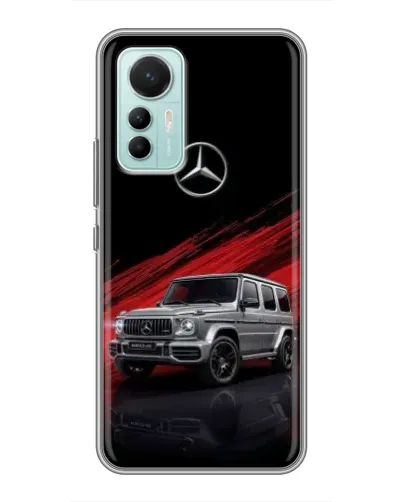 Чохол для Xiaomi Mi 12 Lite з картинкою «Mercedes G-Class червоний»