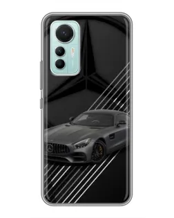 Чохол для Xiaomi Mi 12 Lite з картинкою «Mercedes AMG — графіка»