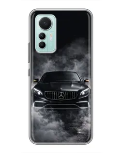 Чохол для Xiaomi Mi 12 Lite з картинкою «Mercedes у диму»