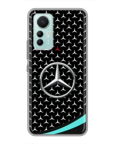 Чохол для Xiaomi Mi 12 Lite з картинкою «Mercedes — бірюзовий акцент»