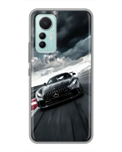 Чохол для Xiaomi Mi 12 Lite з картинкою «Гоночний Mercedes AMG»