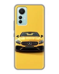Чохол для Xiaomi Mi 12 Lite з картинкою «Жовтий Mercedes GT»