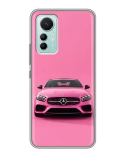 Чохол для Xiaomi Mi 12 Lite з картинкою «Рожевий Mercedes AMG»