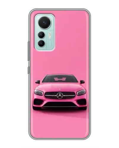 Чохол для Xiaomi Mi 12 Lite з картинкою «Рожевий Mercedes AMG»