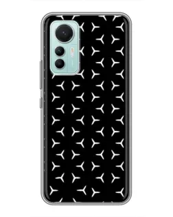 Чехол для Xiaomi Mi 12 Lite с картинкой «Mercedes паттерн звезд»