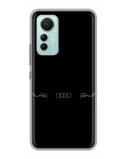 Чохол для Xiaomi Mi 12 Lite з картинкою «Audi — світловий підпис»