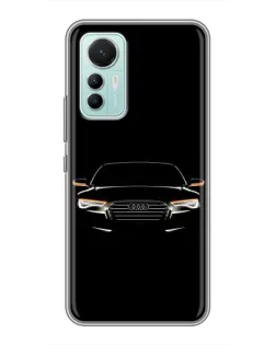 Чохол для Xiaomi Mi 12 Lite з картинкою «Audi — нічний контур»