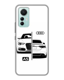 Чохол для Xiaomi Mi 12 Lite з картинкою «Audi — контрастний дизайн»