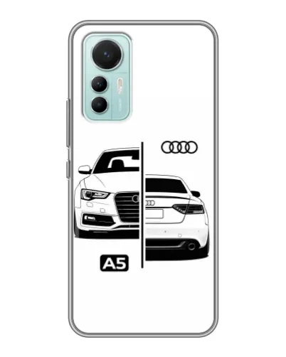 Чохол для Xiaomi Mi 12 Lite з картинкою «Audi — контрастний дизайн»