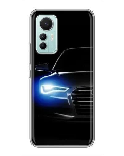 Чохол для Xiaomi Mi 12 Lite з картинкою «Неоновий погляд Audi»