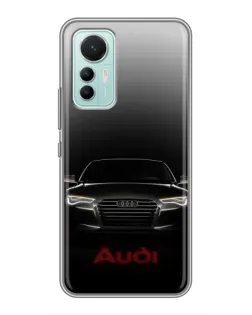 Чохол для Xiaomi Mi 12 Lite з картинкою «Audi — градієнтний контур»