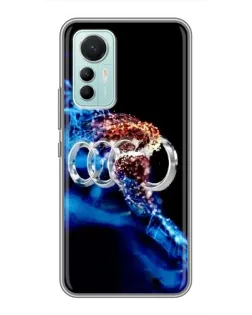 Чохол для Xiaomi Mi 12 Lite з картинкою «Енергія лого Audi»