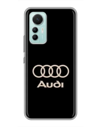 Чохол для Xiaomi Mi 12 Lite з картинкою «Audi — золотий логотип»
