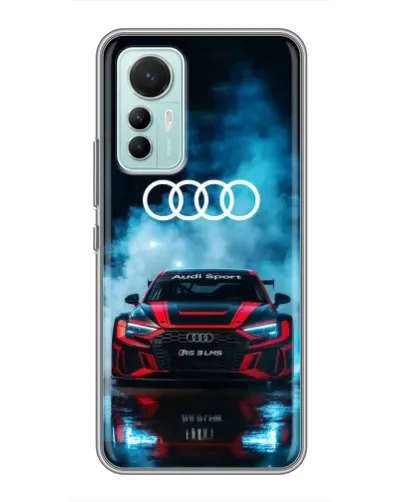 Чохол для Xiaomi Mi 12 Lite з картинкою «Audi Sport — неон»