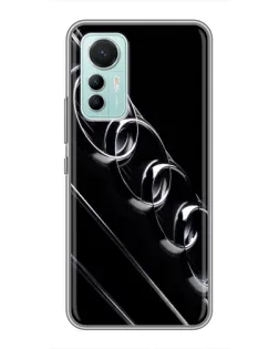 Чохол для Xiaomi Mi 12 Lite з картинкою «Audi — абстрактні кільця»