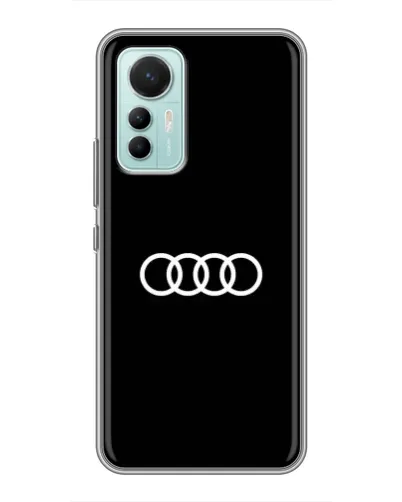 Чохол для Xiaomi Mi 12 Lite з картинкою «Audi White Logo»