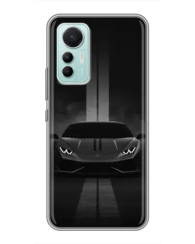 Чехол для Xiaomi Mi 12 Lite с картинкой «Lamborghini симметрия дорог»