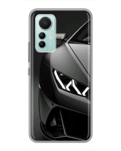 Чехол для Xiaomi Mi 12 Lite с картинкой «Lamborghini фары детализация»