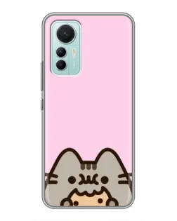 Чохол для Xiaomi Mi 12 Lite з картинкою «Pusheen та печиво»