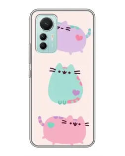 Чохол для Xiaomi Mi 12 Lite з картинкою «Pusheen тріо» Чохол для Xiaomi Mi 12 Lite з картинкою «Pusheen тріо»
