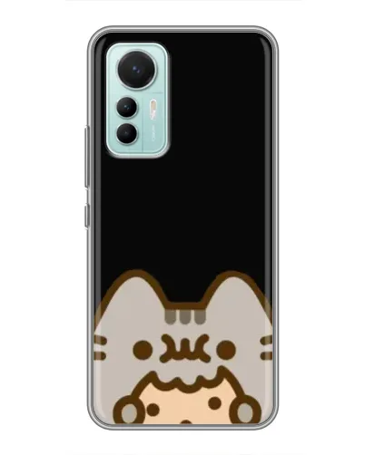 Чохол для Xiaomi Mi 12 Lite з картинкою «Пушин на чорному»