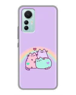 Чохол для Xiaomi Mi 12 Lite з картинкою «Веселкові Пушини»