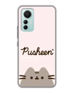 Чохол для Xiaomi Mi 12 Lite з картинкою «Pusheen логотип»
