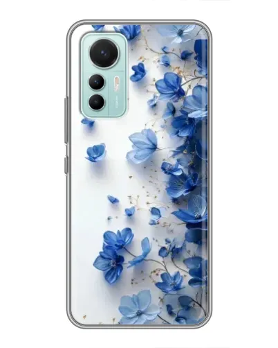 Чохол для Xiaomi Mi 12 Lite з картинкою «Блакитний квітковий каскад» Чохол для Xiaomi Mi 12 Lite з картинкою «Блакитний квітковий каскад»