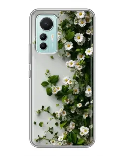 Чохол для Xiaomi Mi 12 Lite з картинкою «Гілка дрібних білих квітів»