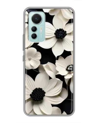 Чохол для Xiaomi Mi 12 Lite з картинкою «Об'ємні білі квіти» Чохол для Xiaomi Mi 12 Lite з картинкою «Об'ємні білі квіти»