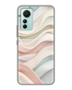 Чехол для Xiaomi Mi 12 Lite с картинкой «Пастельные нежные волны»
