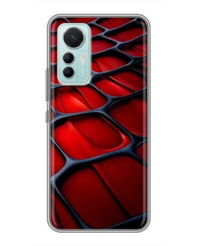 Чехол для Xiaomi Mi 12 Lite с картинкой «Красная глянцевая сетка» Чехол для Xiaomi Mi 12 Lite с картинкой «Красная глянцевая сетка»
