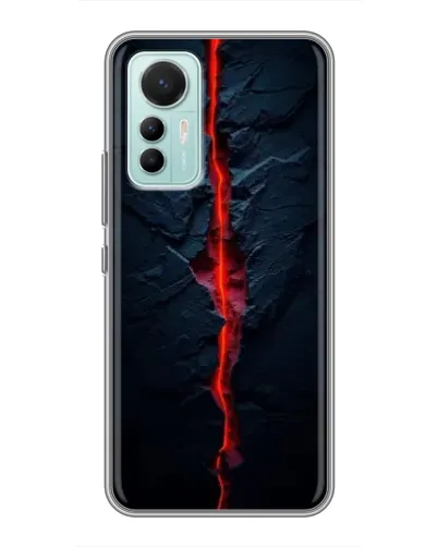 Чехол для Xiaomi Mi 12 Lite с картинкой «Kрасная лавовая трещина» Чехол для Xiaomi Mi 12 Lite с картинкой «Kрасная лавовая трещина»