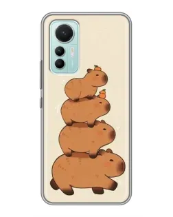 Чохол для Xiaomi Mi 12 Lite з картинкою «Вежа з капібар»