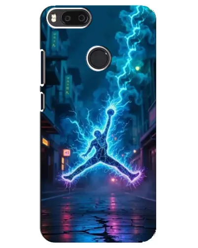 Чехол для Xiaomi Mi A1 / Mi 5X с картинкой «Jordan Gold Jumpman»