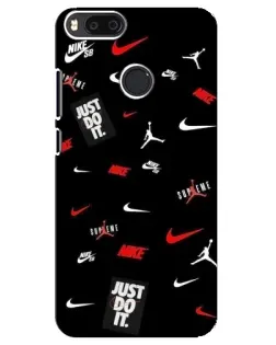 Чехол для Xiaomi Mi A1 / Mi 5X с картинкой «Nike Mix Pattern»