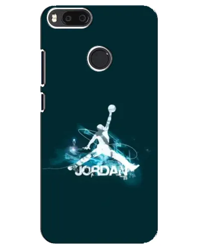 Чехол для Xiaomi Mi A1 / Mi 5X с картинкой «Jordan Blue Fire»