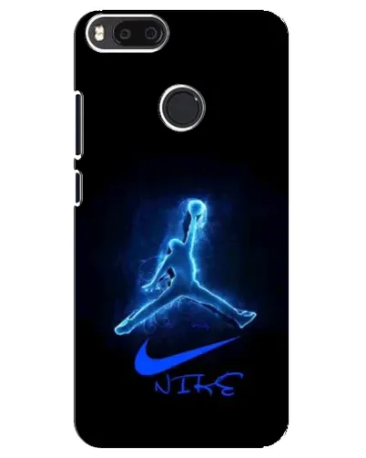 Чехол для Xiaomi Mi A1 / Mi 5X с картинкой «Jordan Neon Blue»