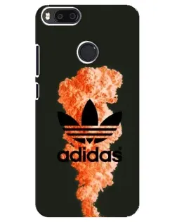 Чехол для Xiaomi Mi A1 / Mi 5X с картинкой «Оранжевый дым Adidas»