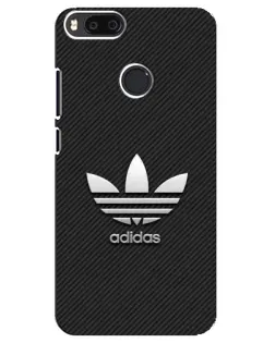 Чехол для Xiaomi Mi A1 / Mi 5X с картинкой «Adidas Карбоновая текстура»