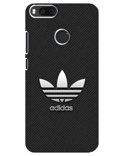 Чехол для Xiaomi Mi A1 / Mi 5X с картинкой «Adidas Карбоновая текстура»