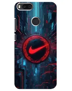 Чехол для Xiaomi Mi A1 / Mi 5X с картинкой «Техногенный стиль Nike»