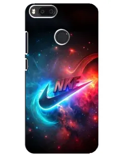 Чехол для Xiaomi Mi A1 / Mi 5X с картинкой «Огненный логотип Nike»