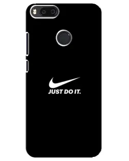 Чехол для Xiaomi Mi A1 / Mi 5X с картинкой «Минимализм от Nike»