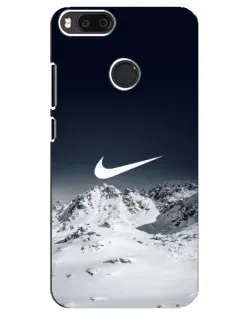 Чехол для Xiaomi Mi A1 / Mi 5X с картинкой «Nike — зимние горы»