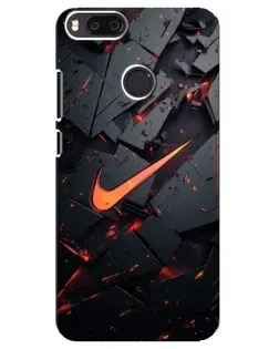 Чехол для Xiaomi Mi A1 / Mi 5X с картинкой «Nike — эффект разломов»