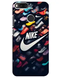 Чехол для Xiaomi Mi A1 / Mi 5X с картинкой «Коллекция кроссовок Nike»
