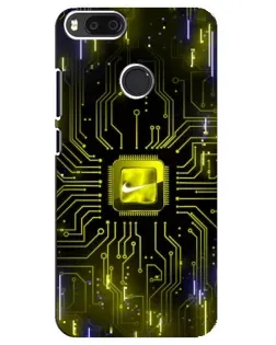 Чехол для Xiaomi Mi A1 / Mi 5X с картинкой «Nike — золотая искра»